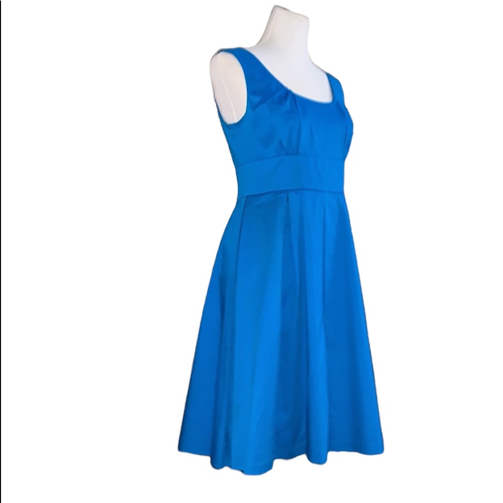 Calvin Klein sleeveless fit and flare pleated dress - Picture 3 of 14